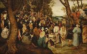 Pieter Brueghel the Younger The Preaching of St. John the Baptist china oil painting artist